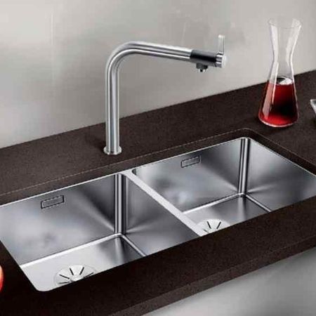 Innenpolierter Unterbau Spülenausschnitt